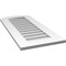 Ekena Millwork Arch Top Surface Mount PVC Gable Vent: Functional, w/ 3-1/2"W x 1"P Standard Frame, 16"W x 36"H GVPAR16X3601SF - alternate 4